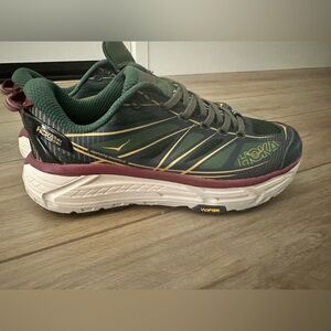 Hoka One One Green and Gold Women's Shoes